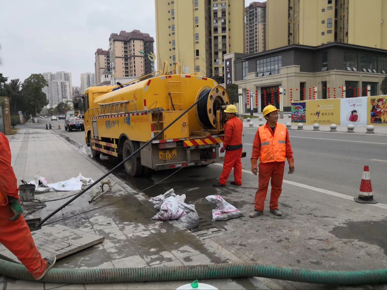 汶上排污管道清淤-管道清洗